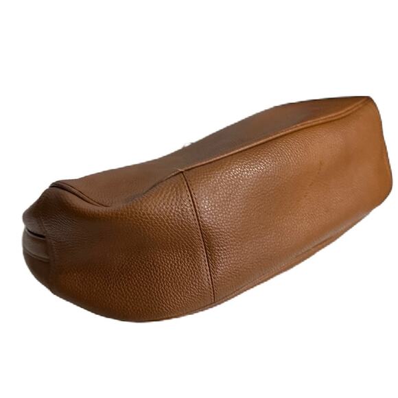 EUC Coach Brown Harley Pebble Leather Hobo Shoulder Bag F38259 - Picture 4 of 15